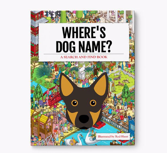 Personalised Where's {dogsName} Book